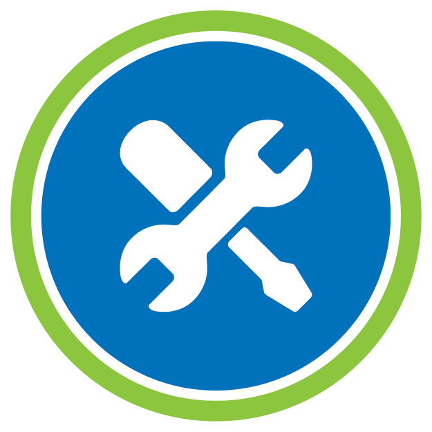 screwdriver and wrench icon