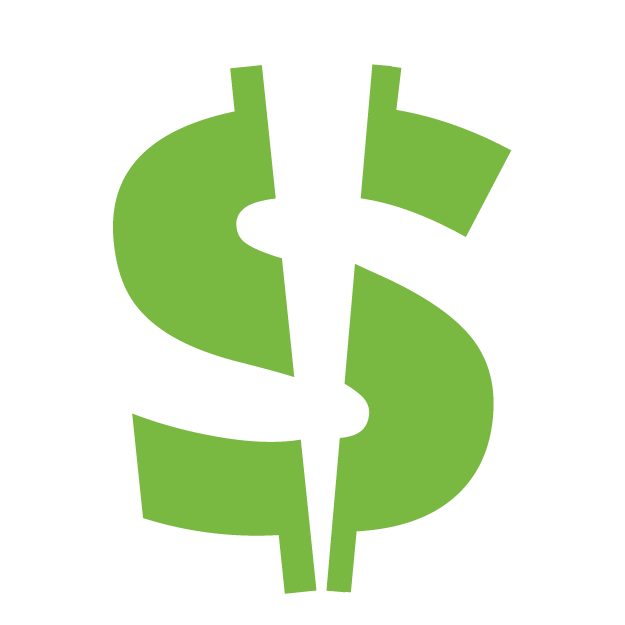 dollar sign split in half