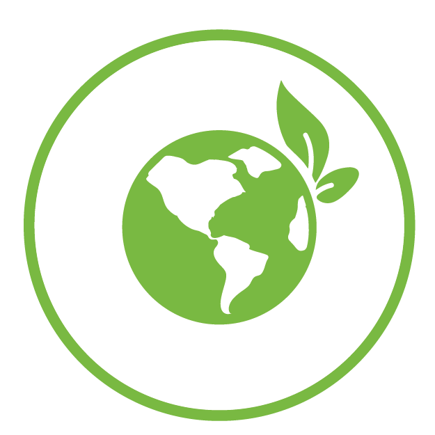 earth with a leaf