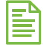 icon green document