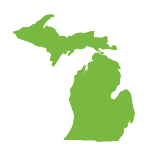 green michigan icon