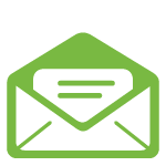 icon green envelope