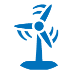 icon of a wind turbine